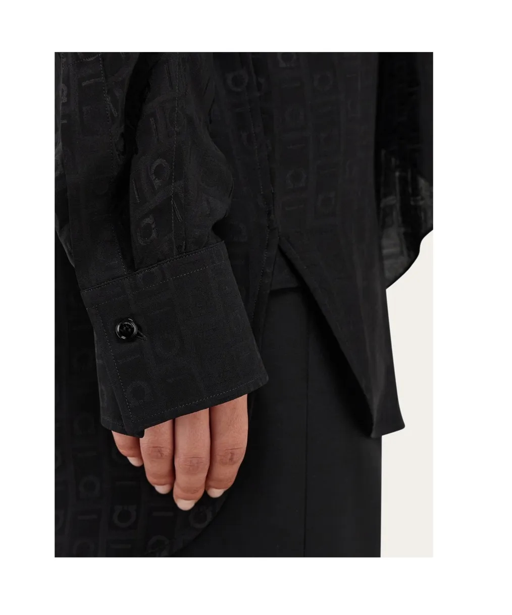 Ferragamo Sash Collar Blouse