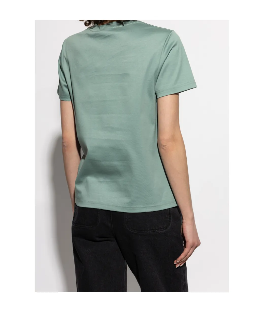 Lanvin Logo Embroidered Crewneck T-Shirt