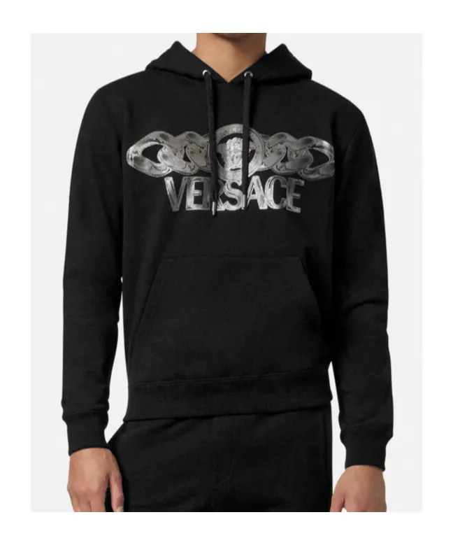 Versace Medusa On Chain Drawstring Hoodie