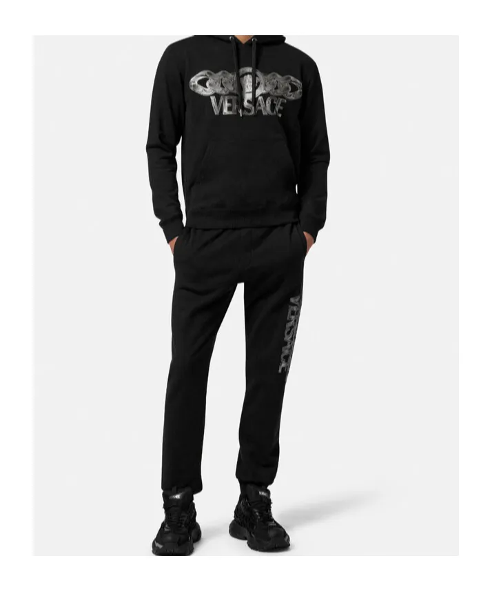 Versace Medusa On Chain Drawstring Hoodie
