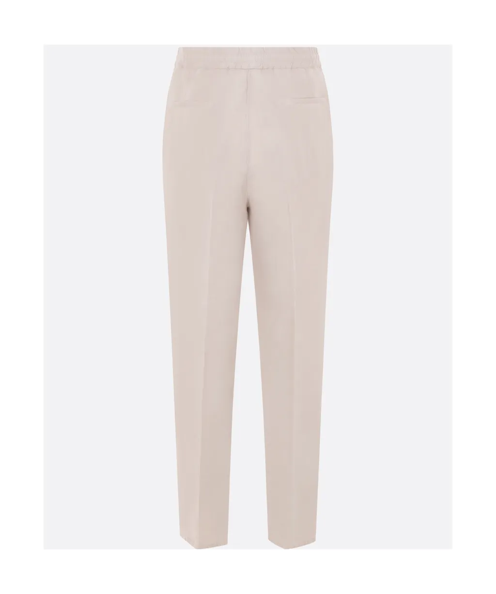 Brunello Cucinelli Elasticated Waistband Drawstring Pants