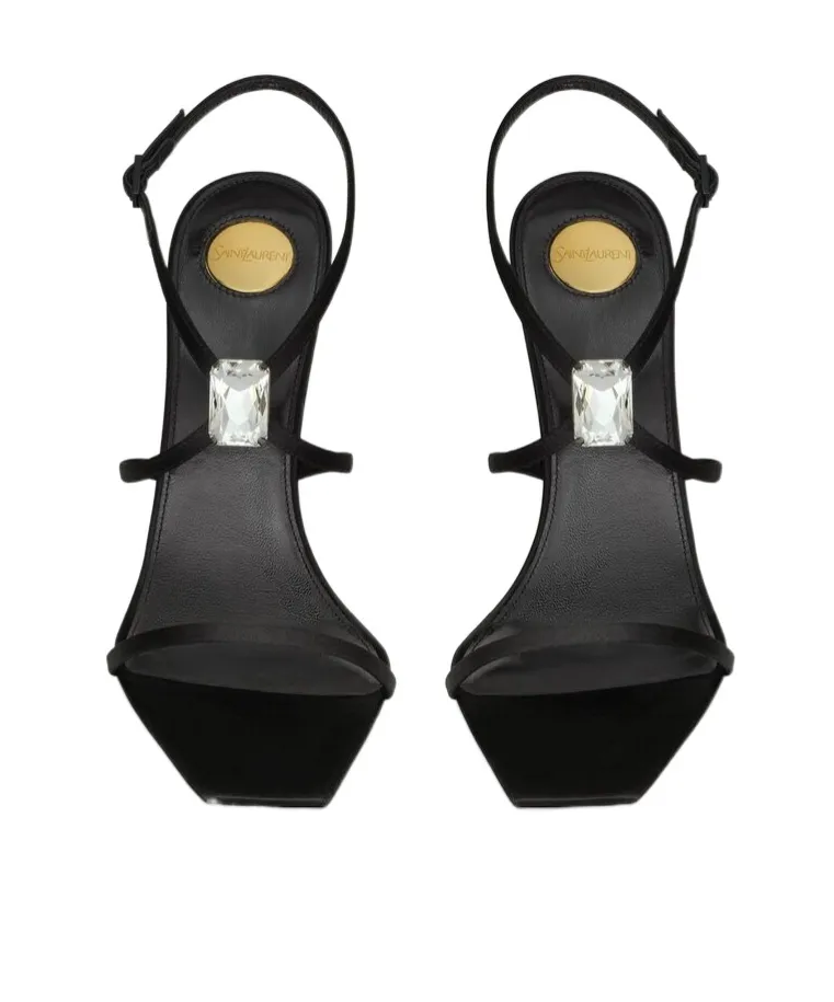 Saint Laurent Harlow Embellished Sandals