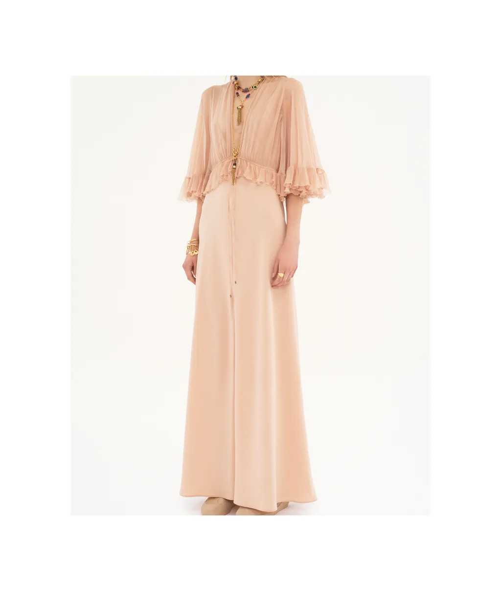 Chloé V-Neck Maxi Dress