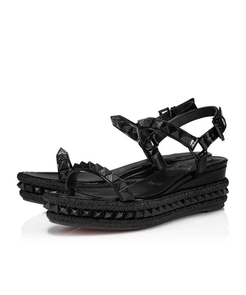 Christian Louboutin Pyraclou Stud Detailed Sandals