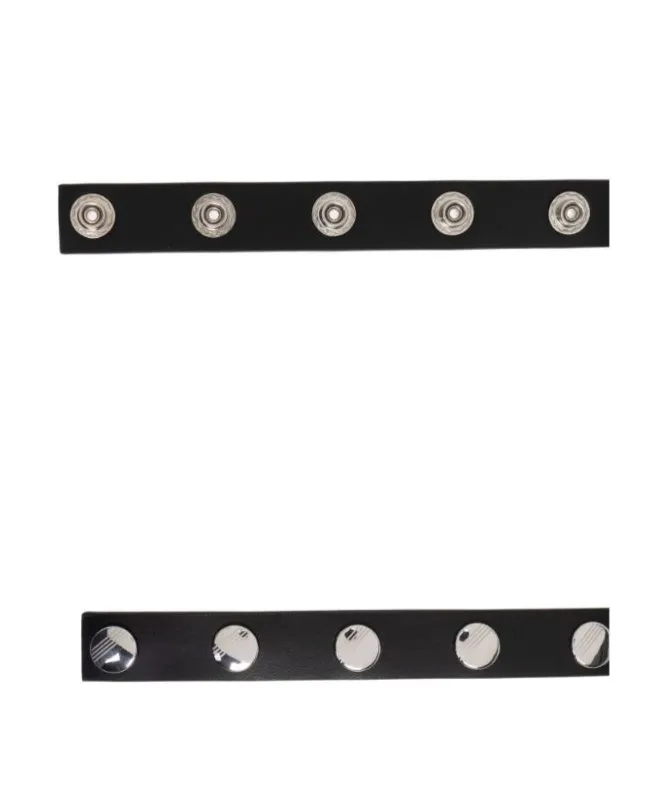 The Attico Press-Stud Embellished Belt