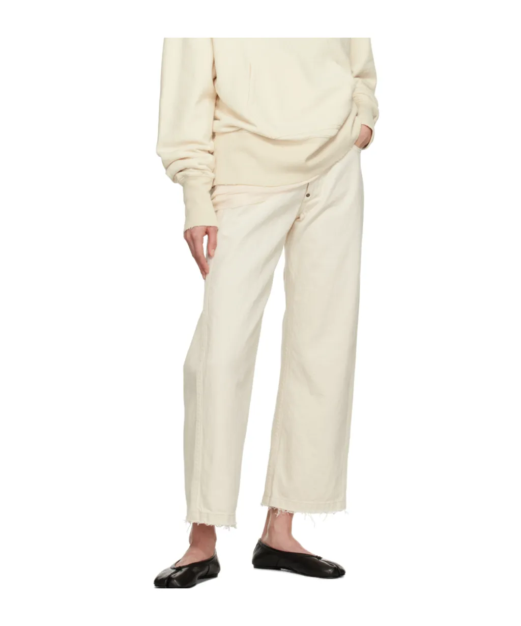 Maison Margiela Buckle-Detailed Straight-Leg Jeans