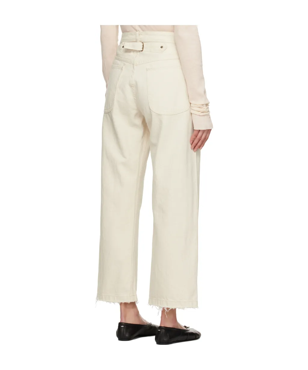 Maison Margiela Buckle-Detailed Straight-Leg Jeans