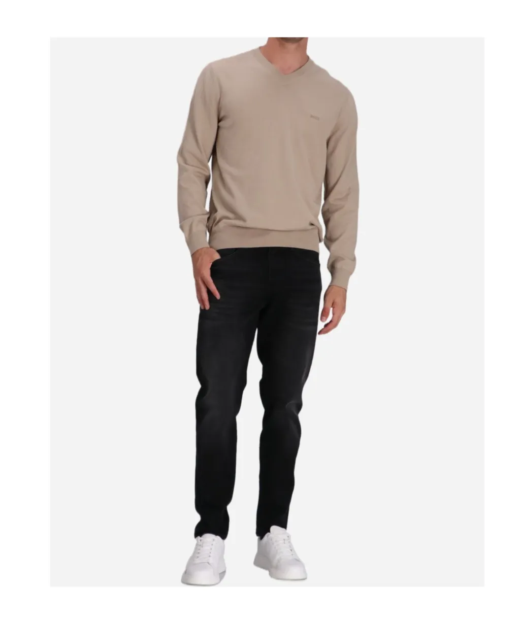 V-Neck Cotton Jumper