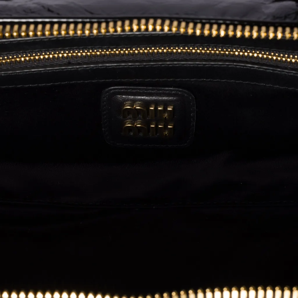 Miu Miu Beau Zipped Shoulder Bag