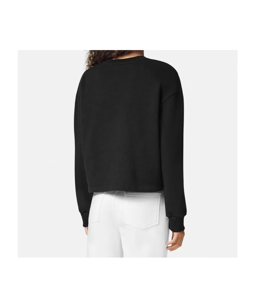 Versace Embellished Round-Neck Sweatshirt