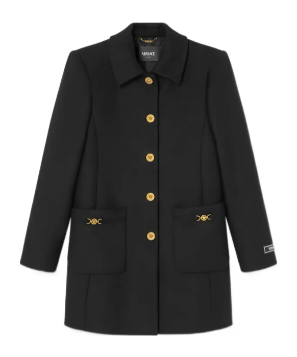 Versace La Medusa '95 Button-Up Coat