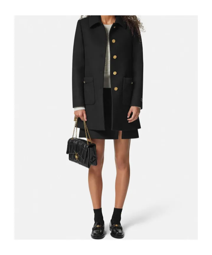 Versace La Medusa '95 Button-Up Coat