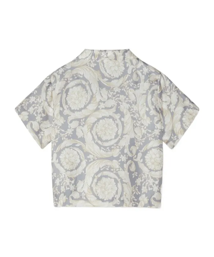 Versace Kids Barocco Printed Shirt