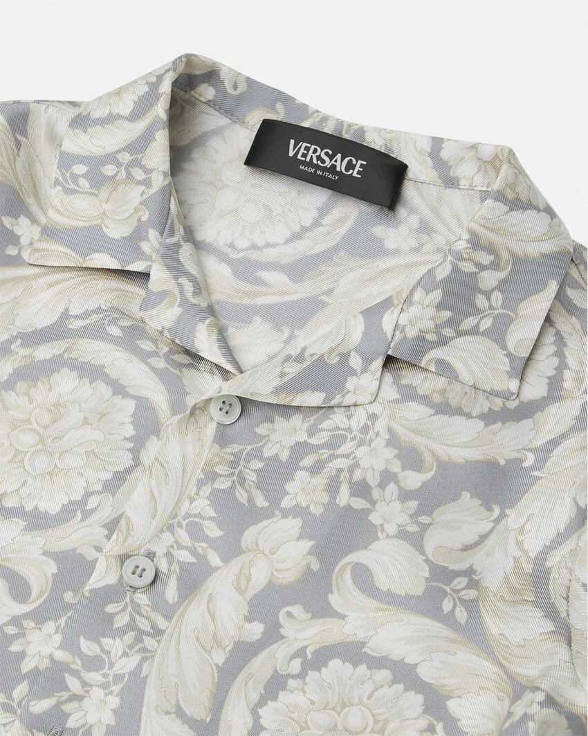 Versace Kids Barocco Printed Shirt