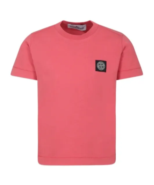 Stone Island Junior Compass-Patch Crewneck T-Shirt