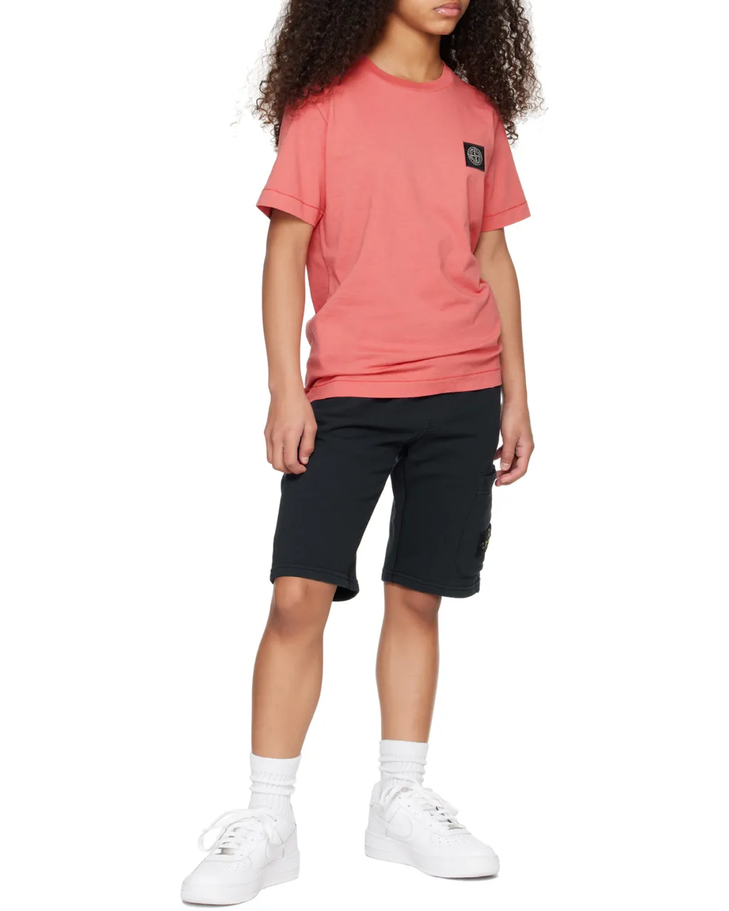 Stone Island Junior Compass-Patch Crewneck T-Shirt