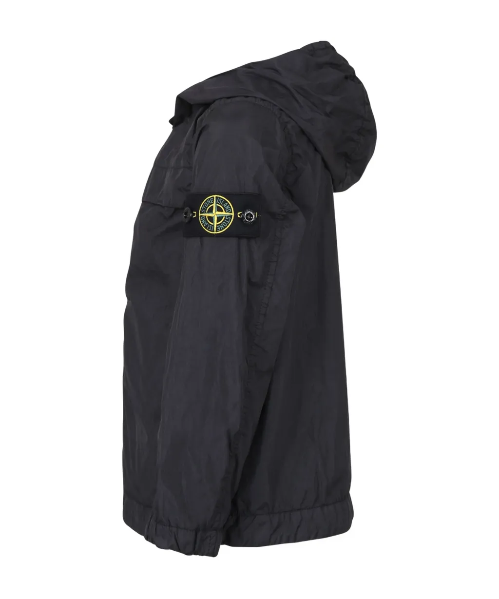 Stone Island Junior Compass Patch Hooded Jacket
