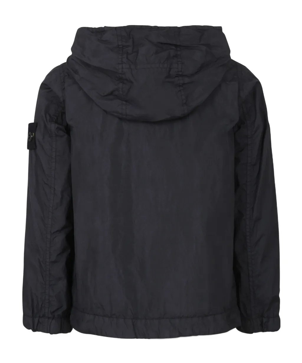 Stone Island Junior Compass Patch Hooded Jacket