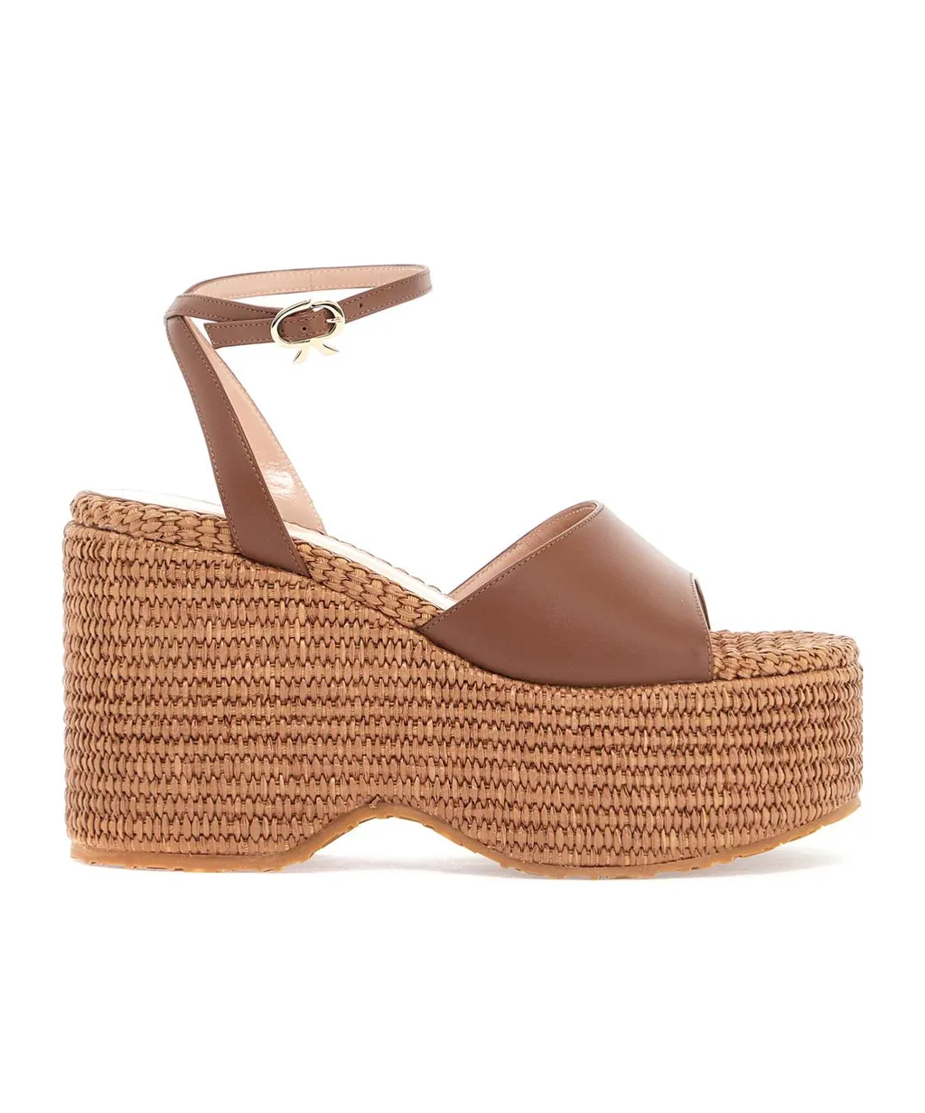 Gianvito Rossi Thalia Platform Ankle Strap Sandals