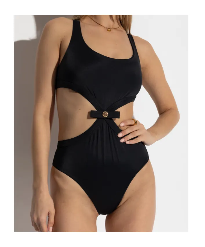 Versace Cut-Out Detailed One Piece Swimsuit