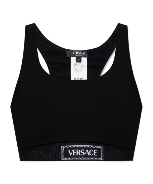 Versace Sleeveless Cropped Top