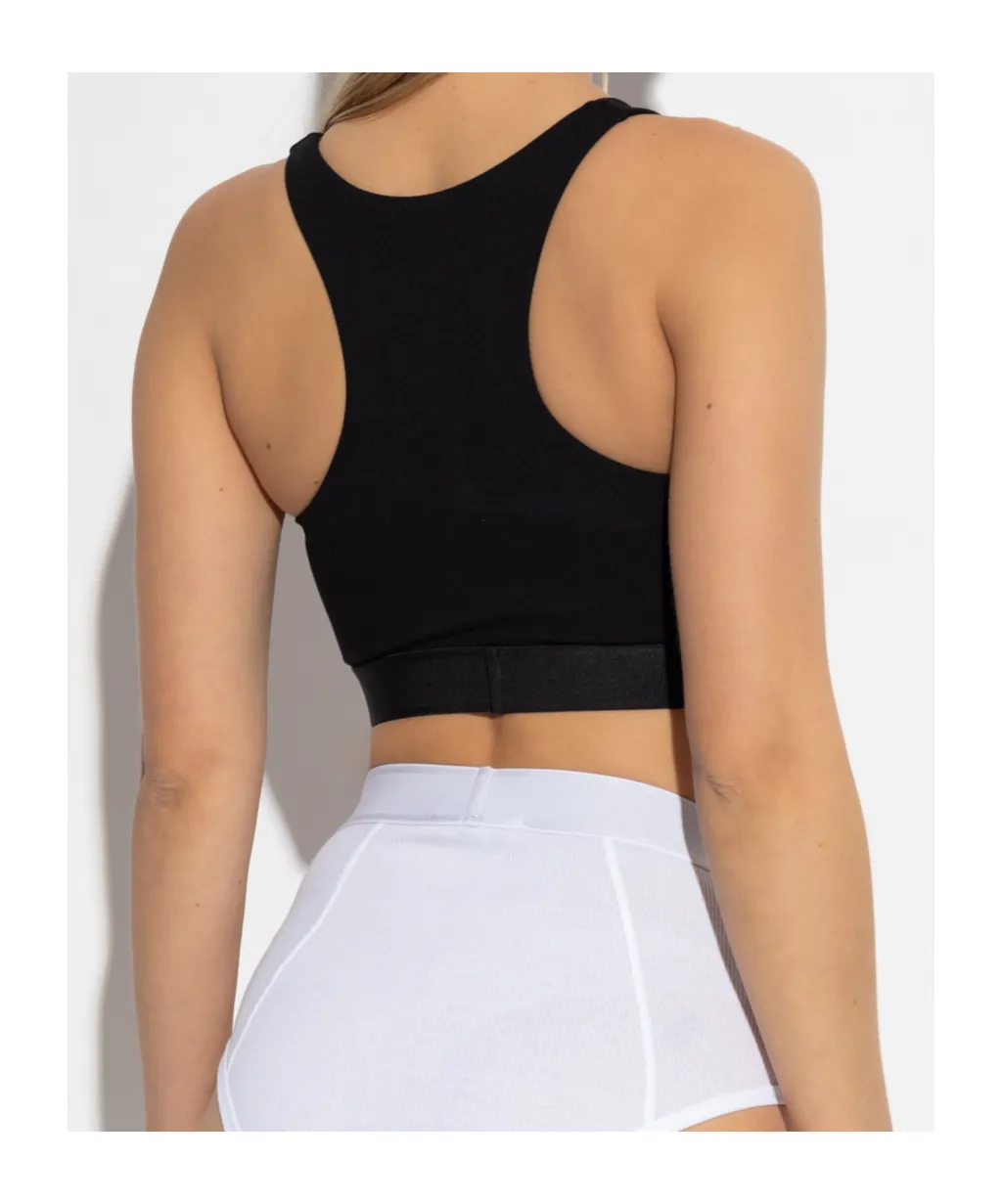 Versace Sleeveless Cropped Top
