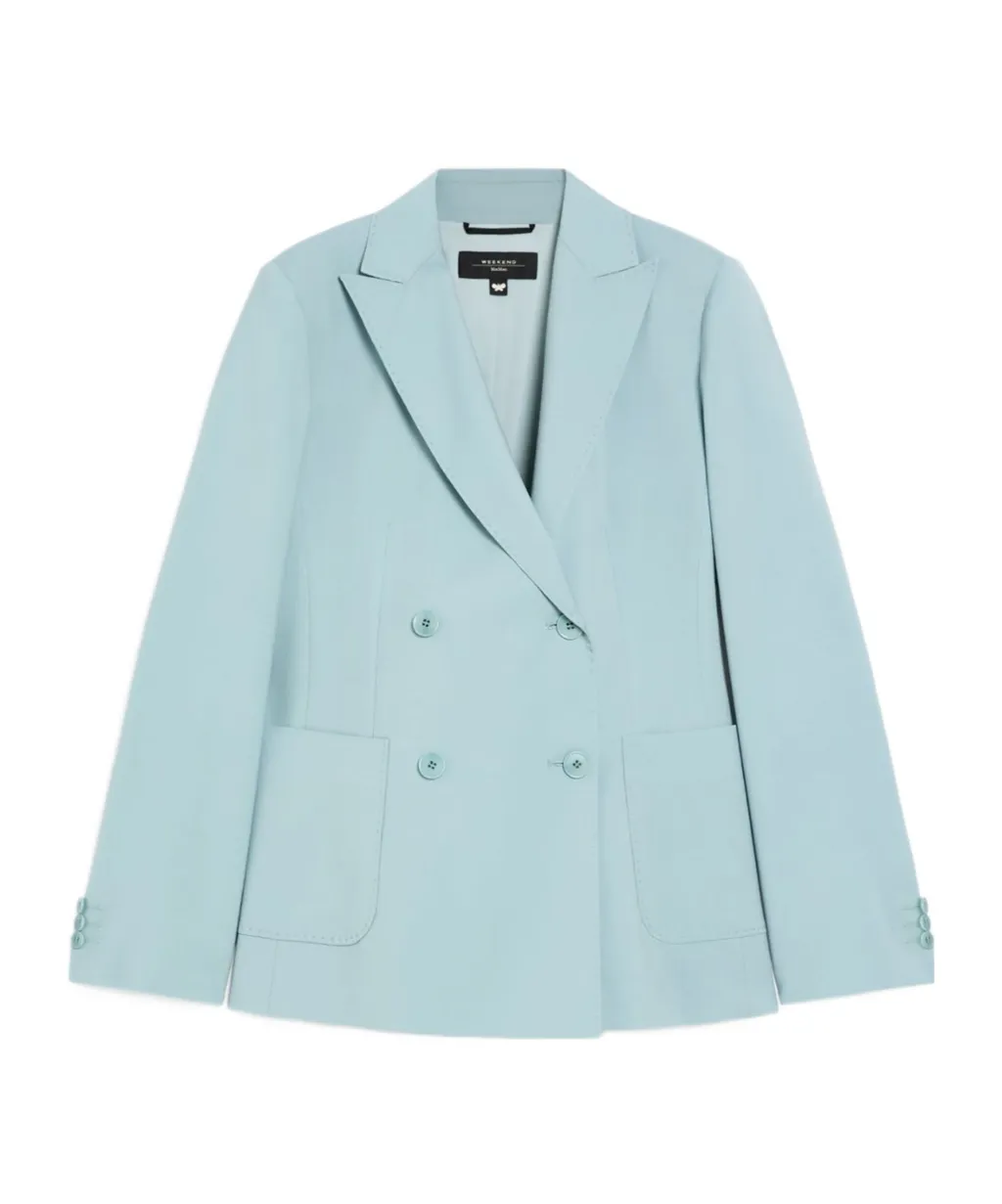 Weekend Max Mara Nervoso Double-Breasted Tailored Blazer