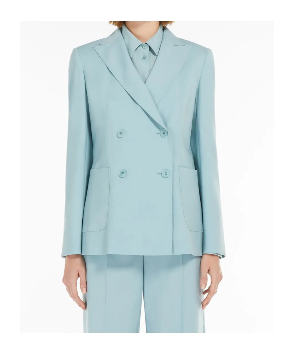 Weekend Max Mara Nervoso Double-Breasted Tailored Blazer