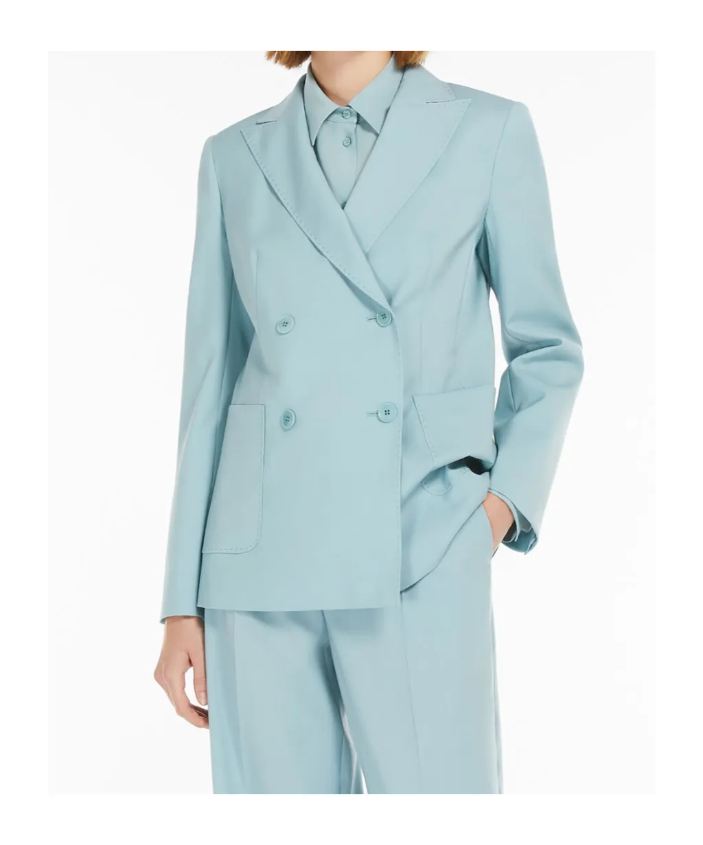 Weekend Max Mara Nervoso Double-Breasted Tailored Blazer