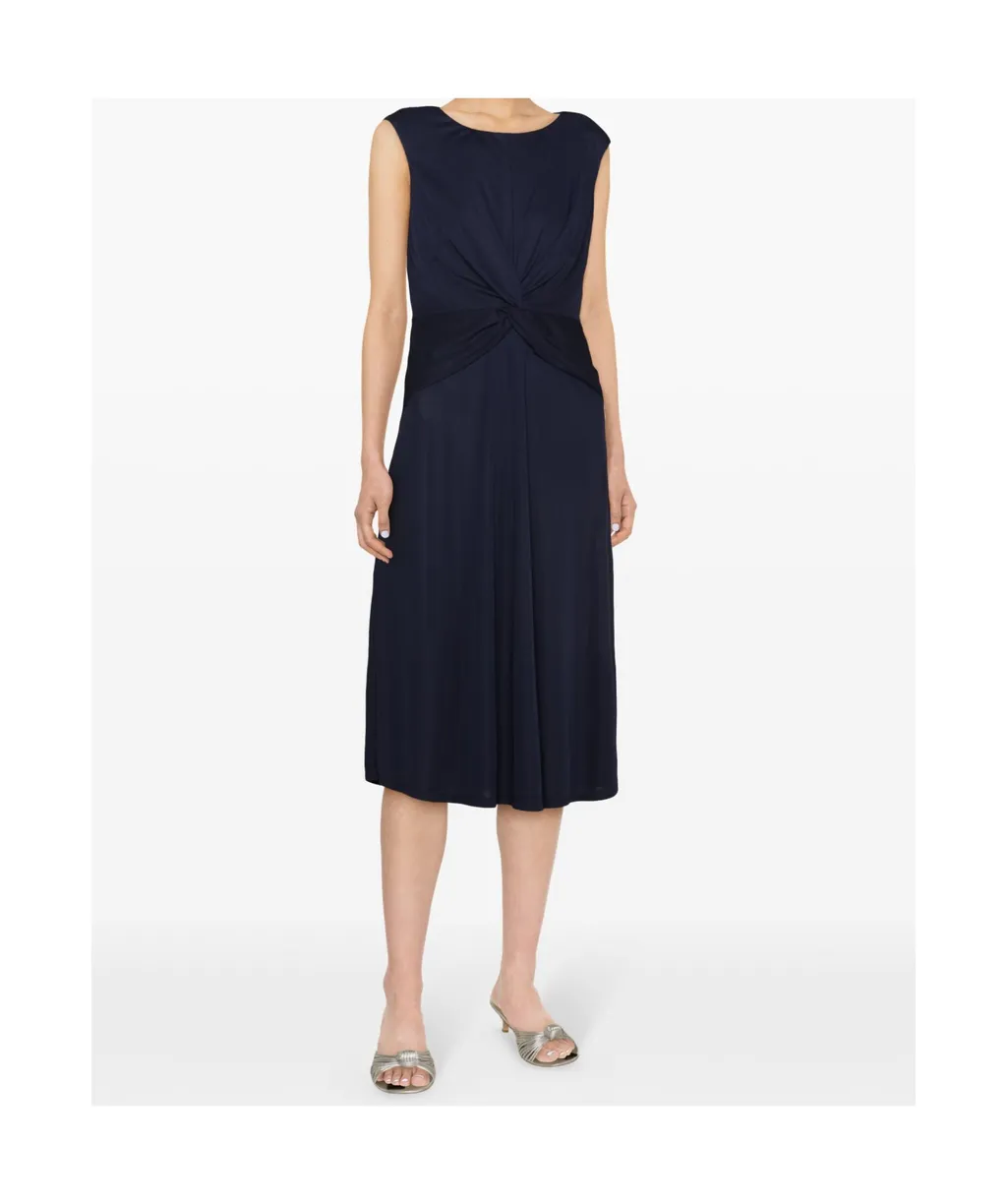 Lauren Ralph Lauren Tessane Sleeveless Flared Midi Dress