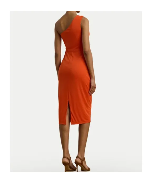 Lauren Ralph Lauren One-Shoulder Dress
