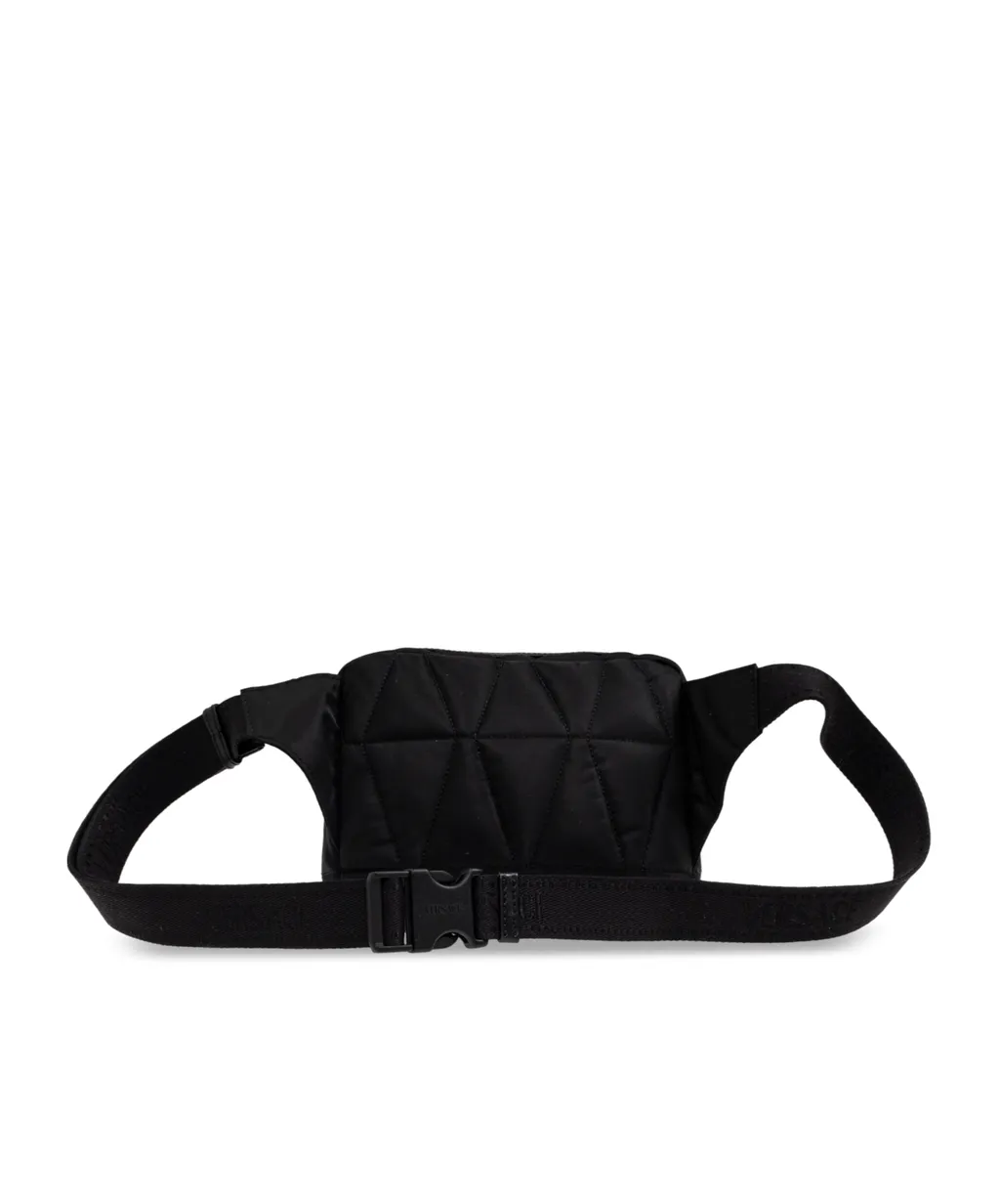 Versace Logo Plaque Zipped Belt Bag