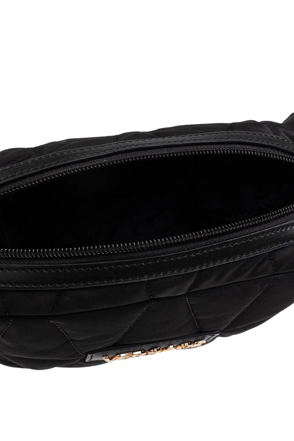 Versace Logo Plaque Zipped Belt Bag