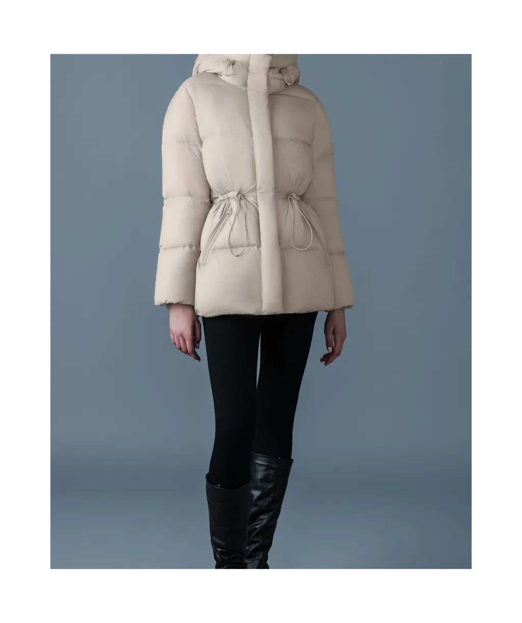 Long-Sleeved Down Jacket