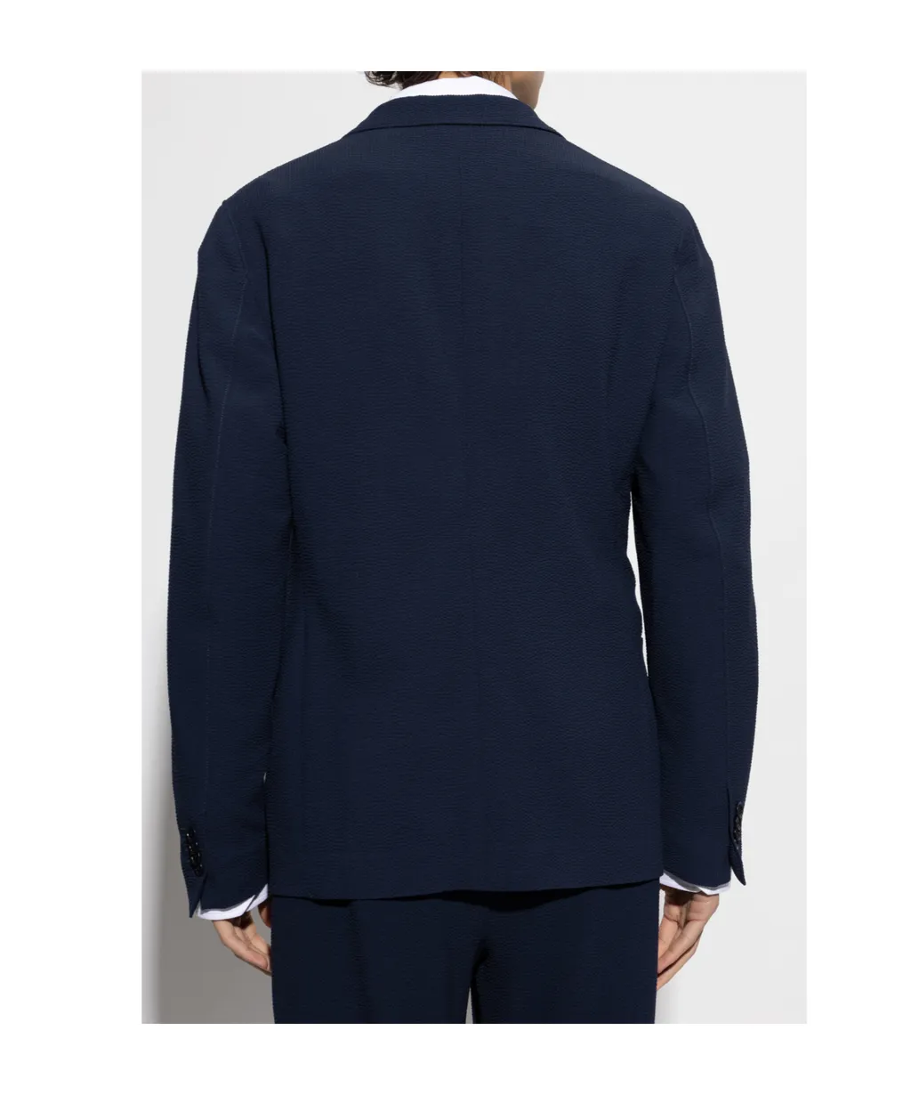 Giorgio Armani Single-Breasted Knitted Jacket