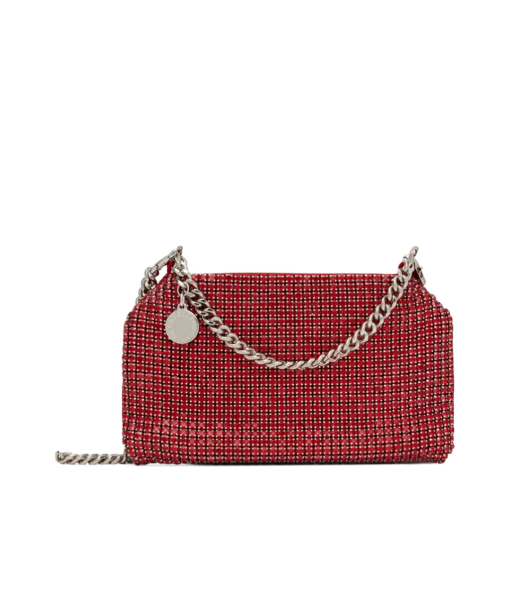 Stella Mccartney Falabella Crystal Mesh Crossbody Bag
