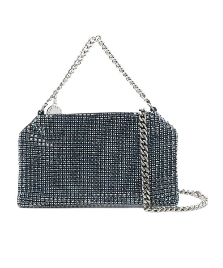 Stella Mccartney Falabella Crystal Mesh Crossbody Bag