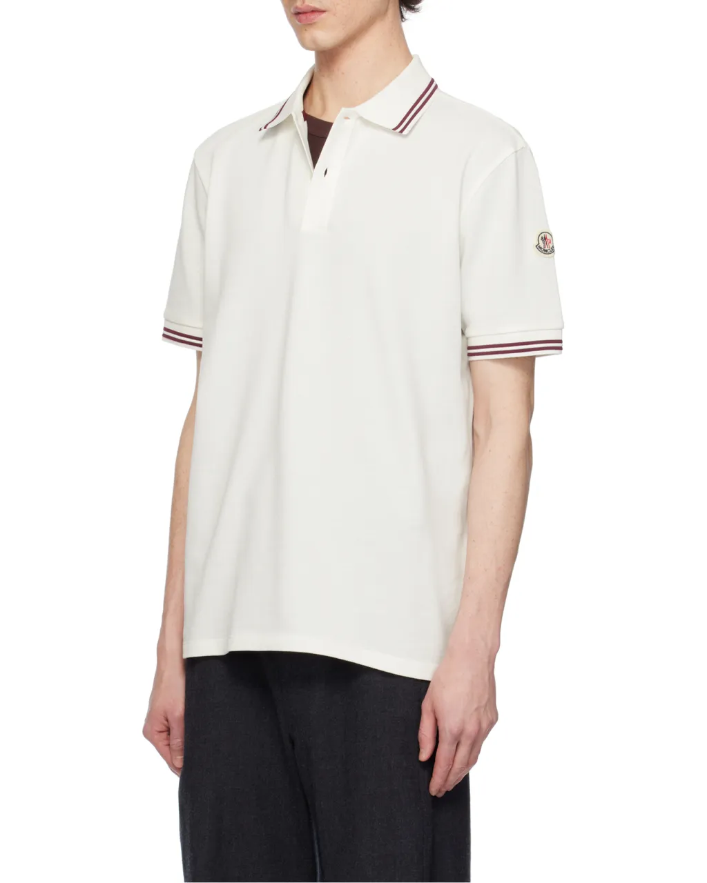 Moncler Logo Patch Short-Sleeved Polo Shirt