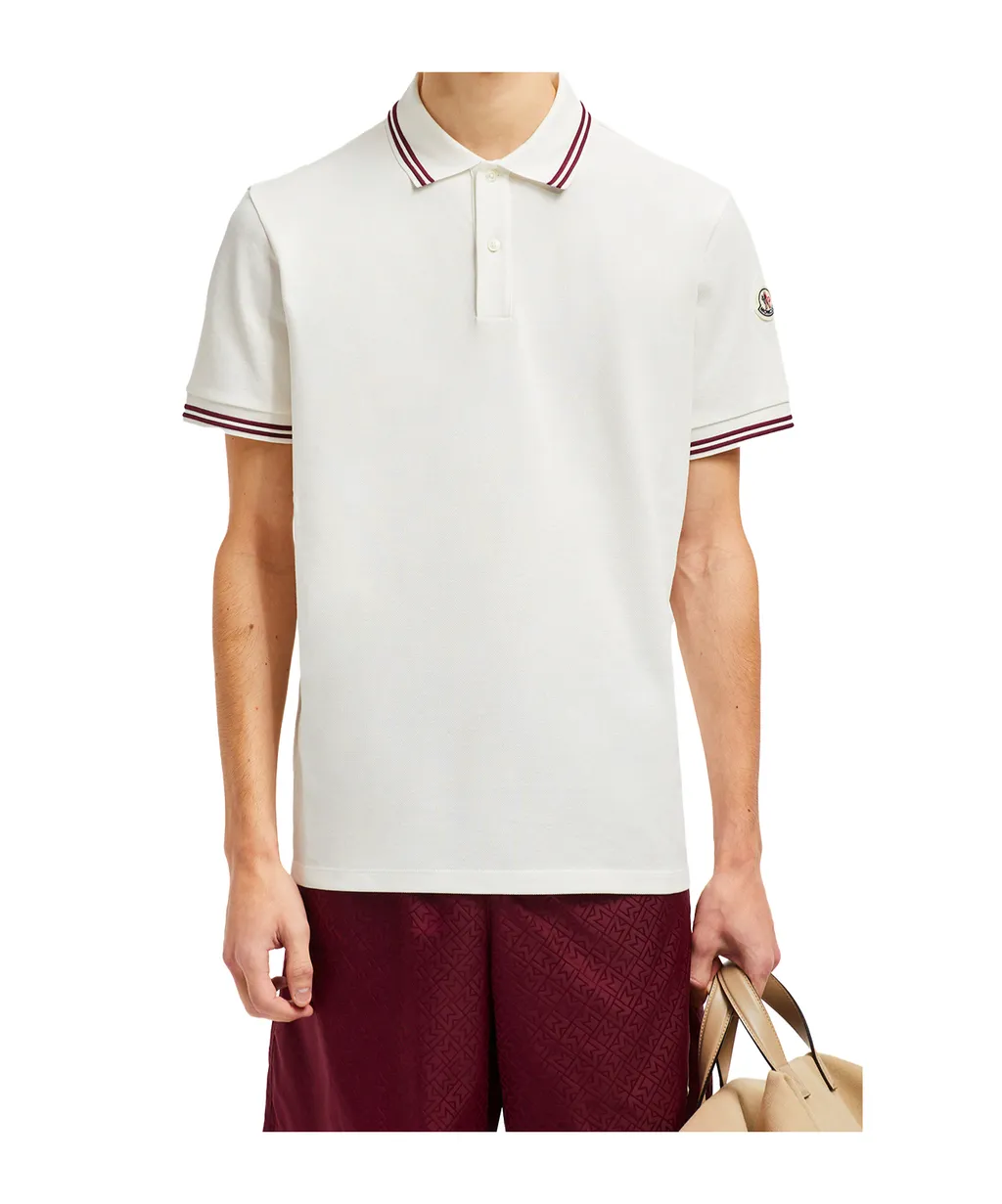 Moncler Logo Patch Short-Sleeved Polo Shirt