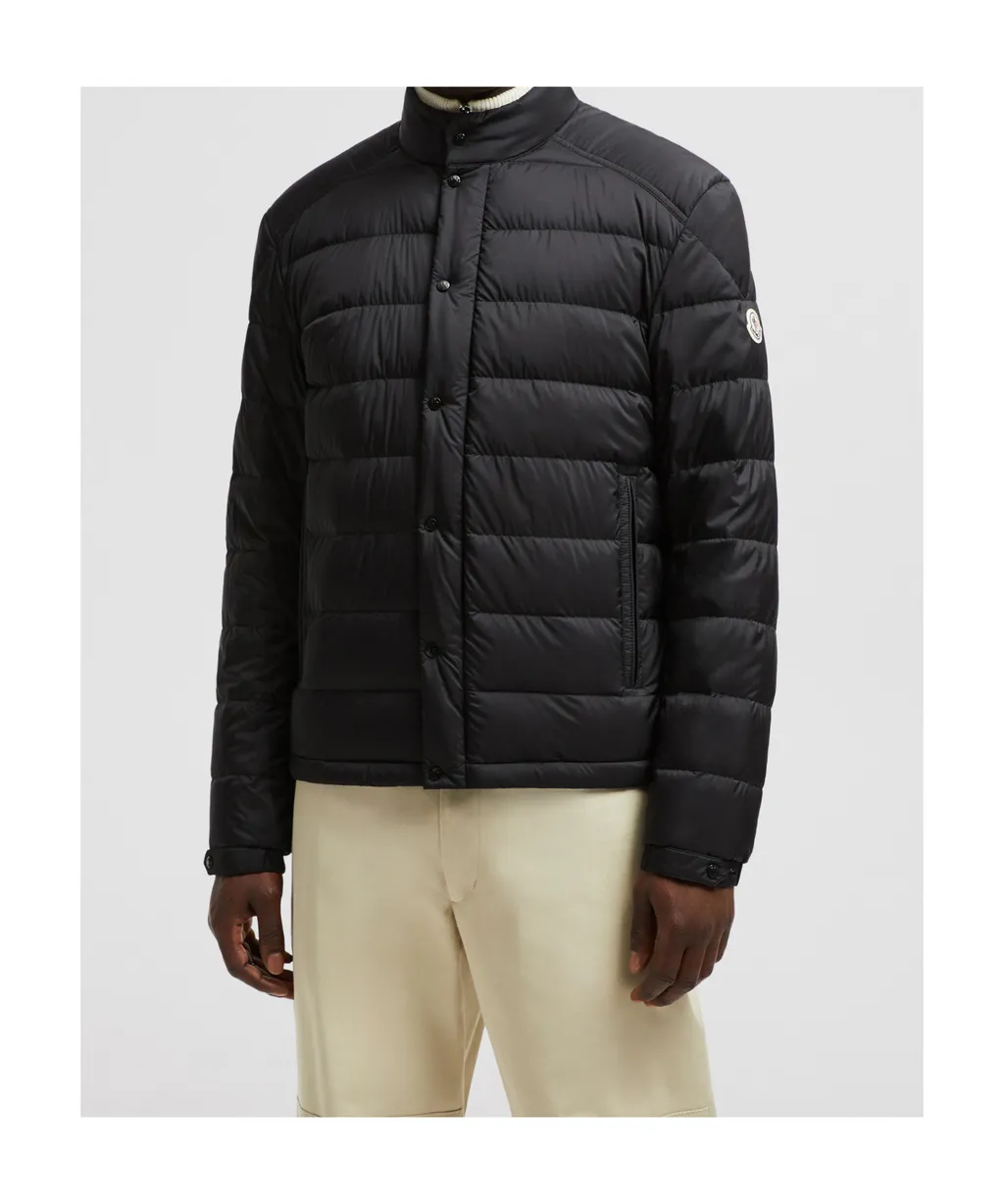 Moncler Selves Logo Patch Quilted Jacket