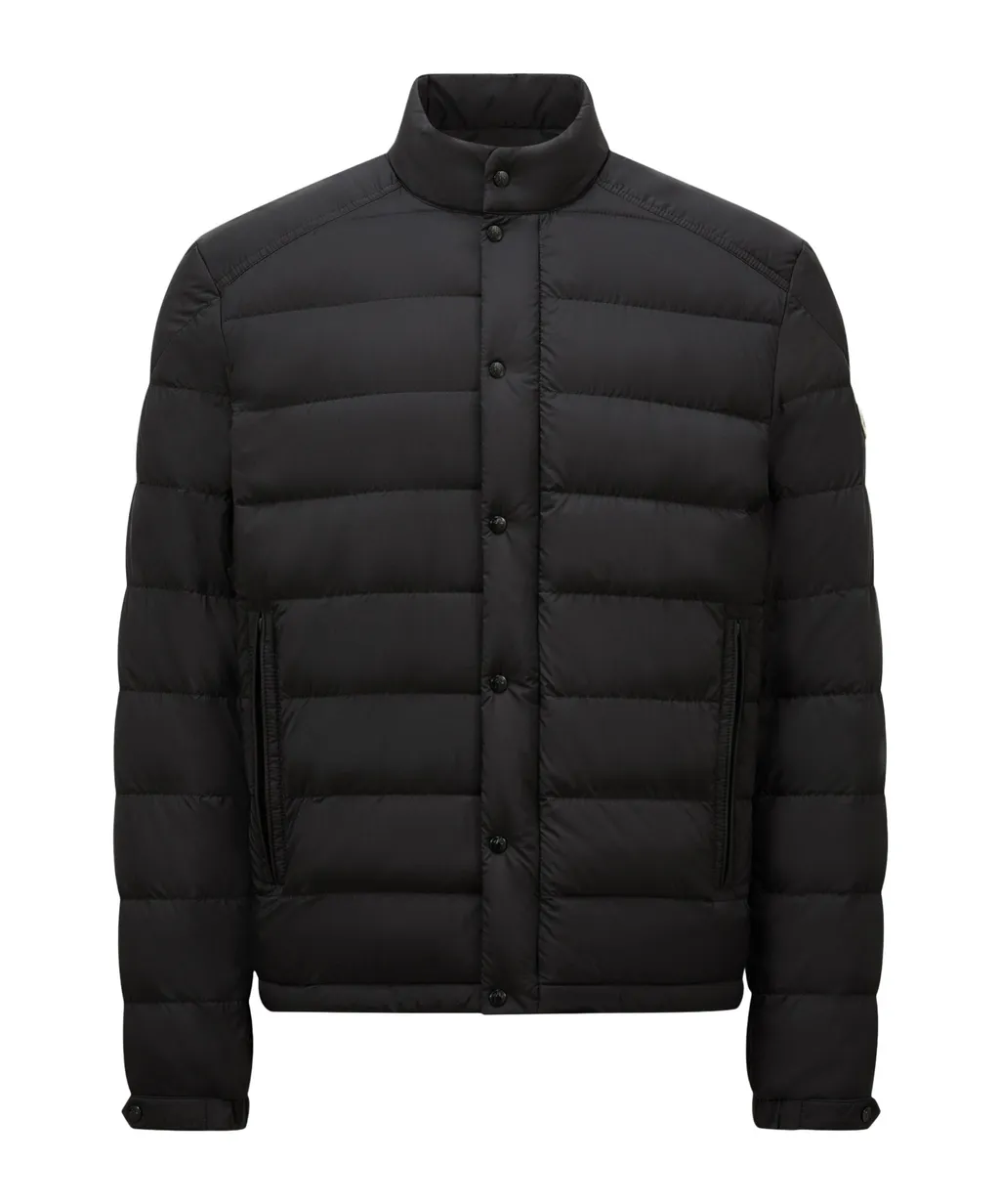 Moncler Selves Logo Patch Quilted Jacket