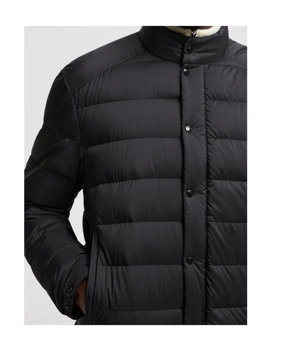 Moncler Selves Logo Patch Quilted Jacket