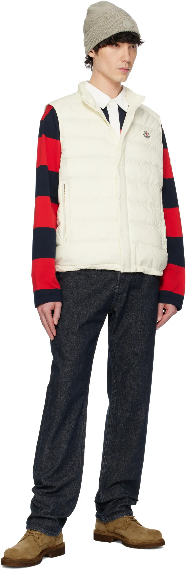 Moncler Barthe Logo Patch Padded Vest
