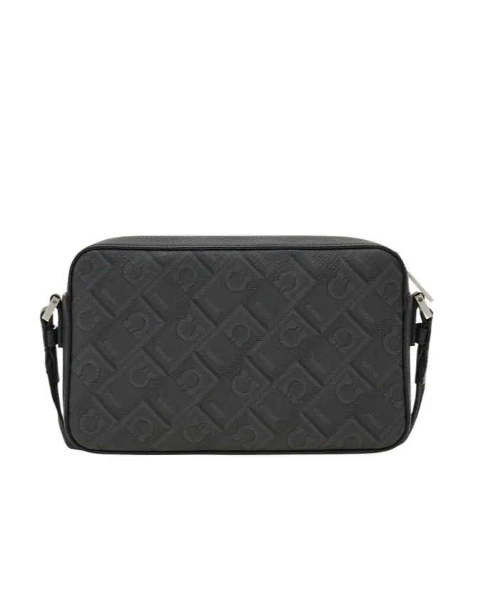 Ferragamo Monogram Jacquard Zipped Crossbody Bag