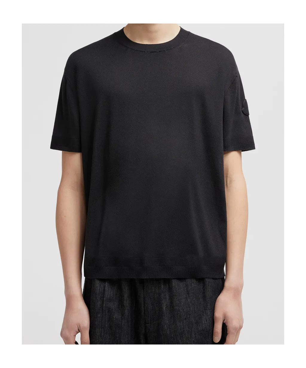 Moncler Logo Patch Crewneck T-Shirt