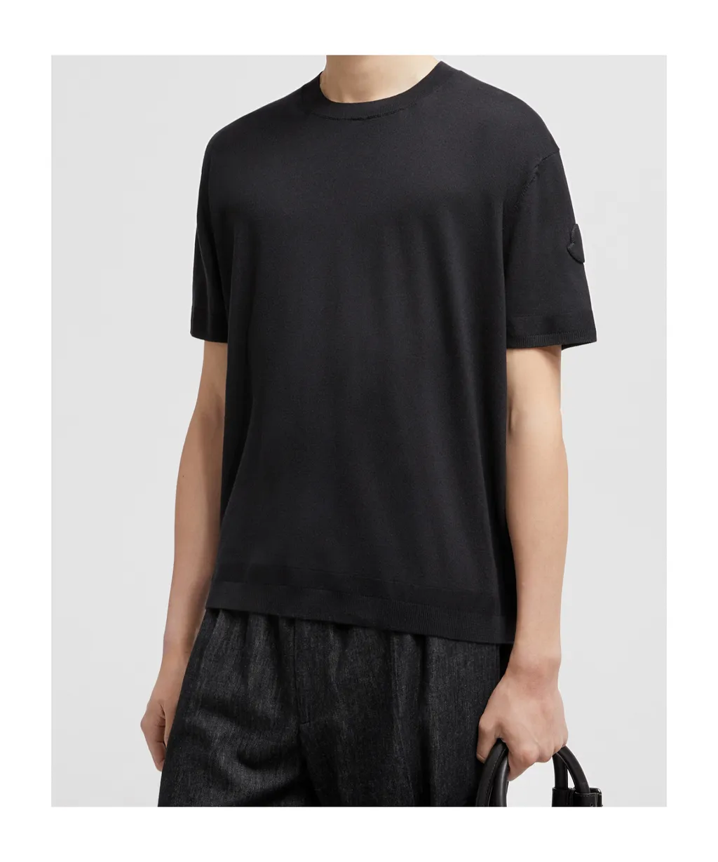 Moncler Logo Patch Crewneck T-Shirt
