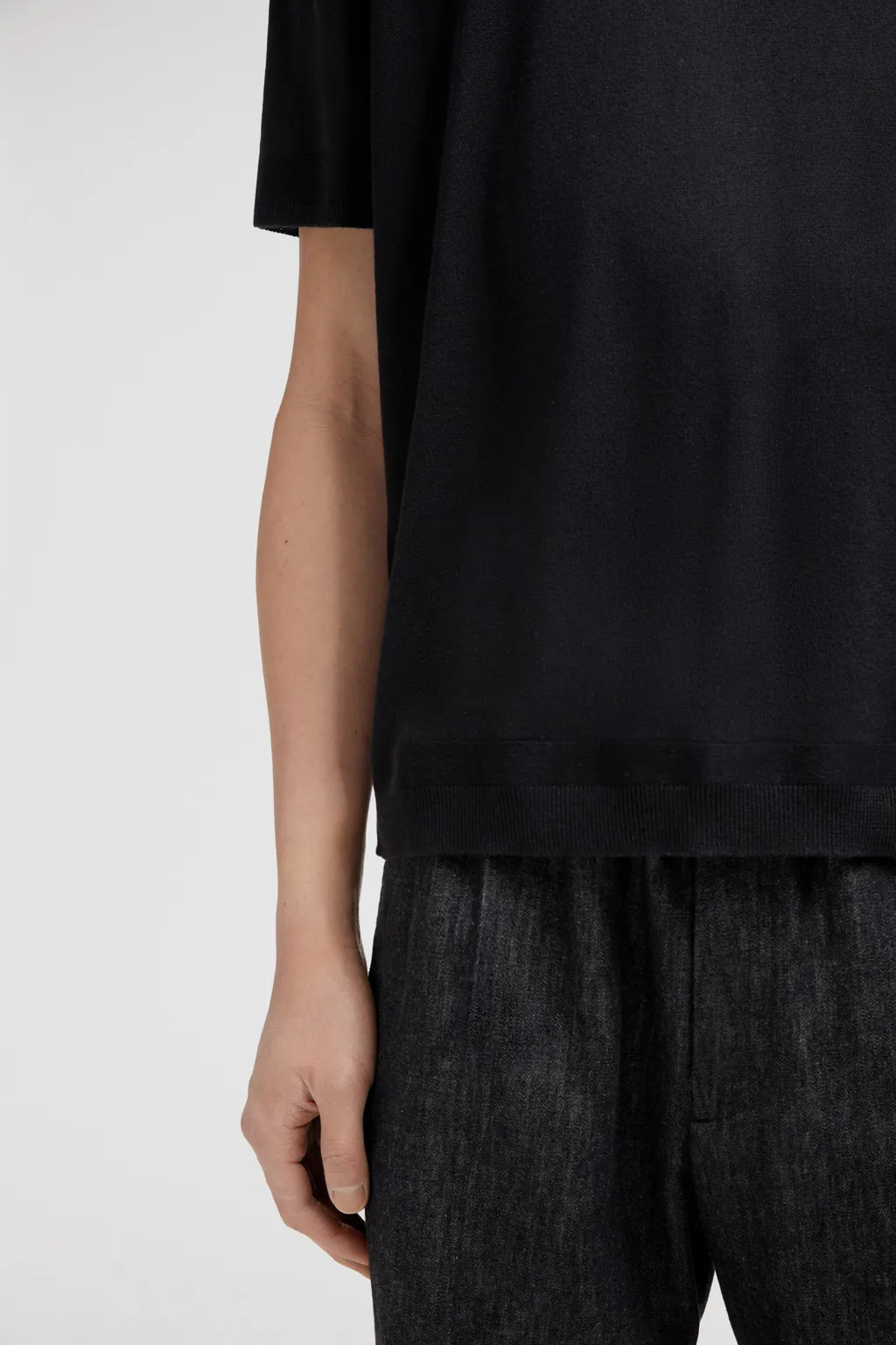 Moncler Logo Patch Crewneck T-Shirt