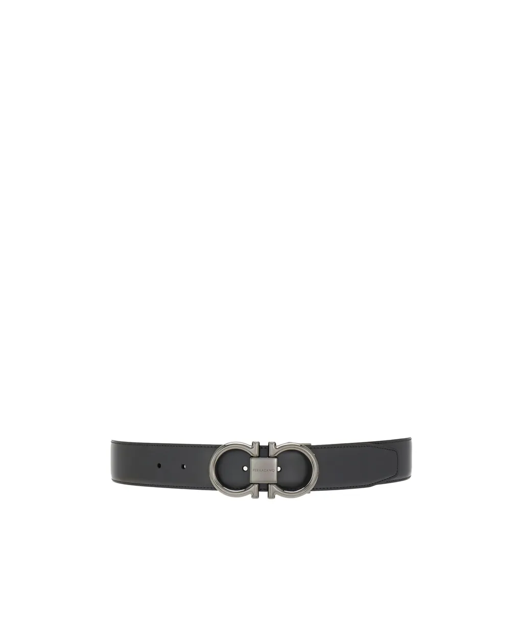 Reversible And Adjustable Gancini Belt