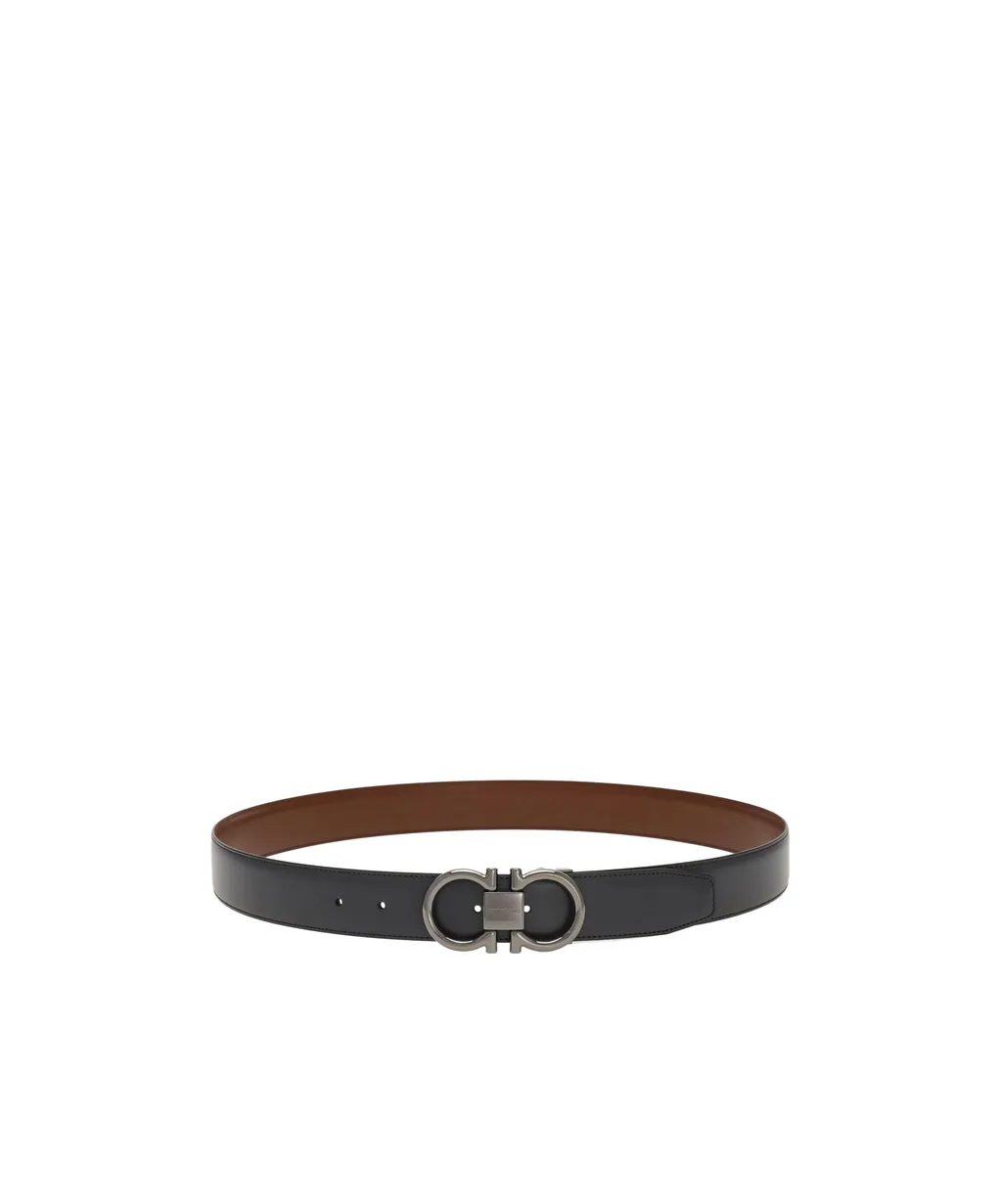 Reversible And Adjustable Gancini Belt