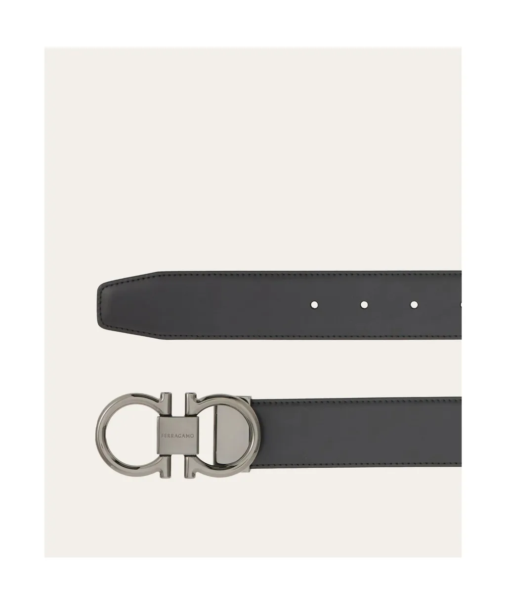 Reversible And Adjustable Gancini Belt